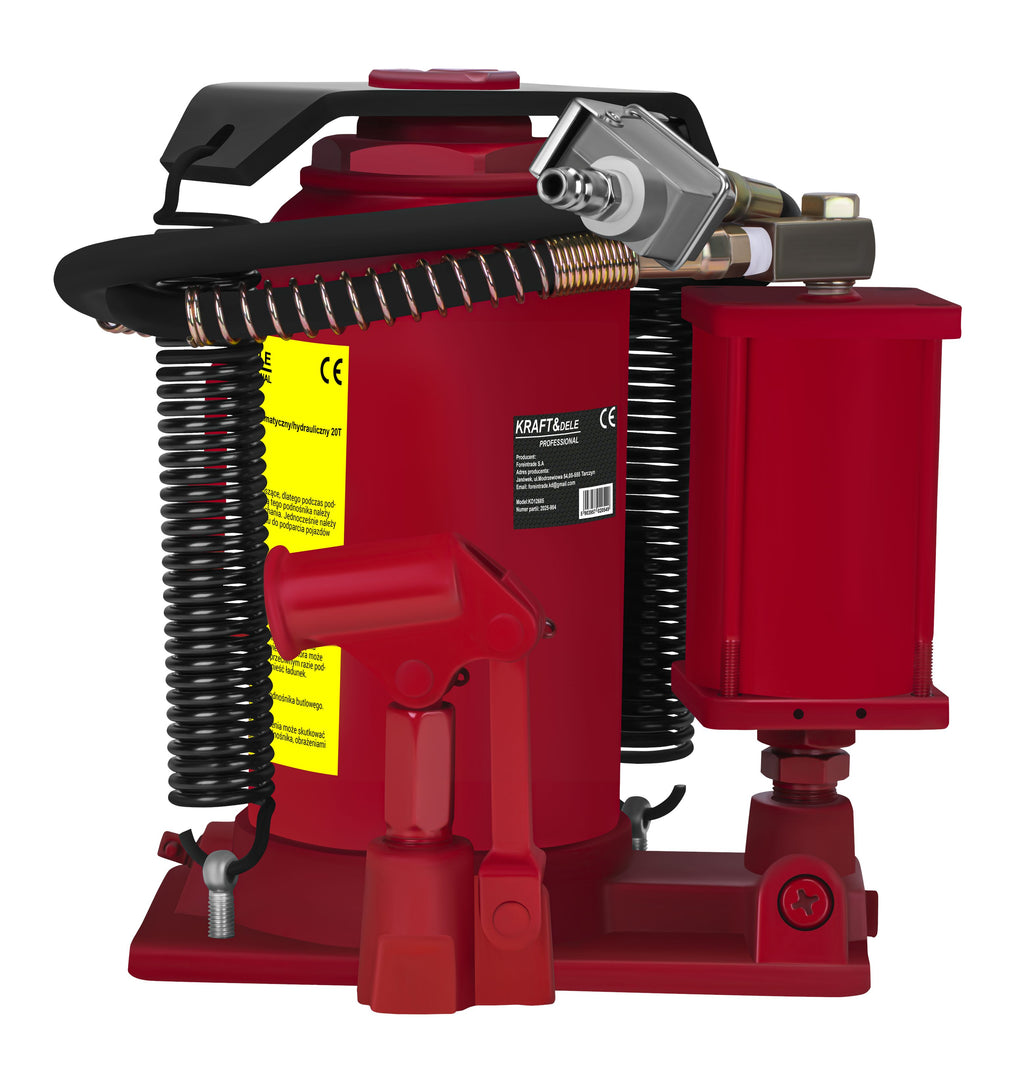 Cric Hidraulic Pneumatic 20t 260-510mm 0.8-0.95 MPa, Kraft&Dele KD12685