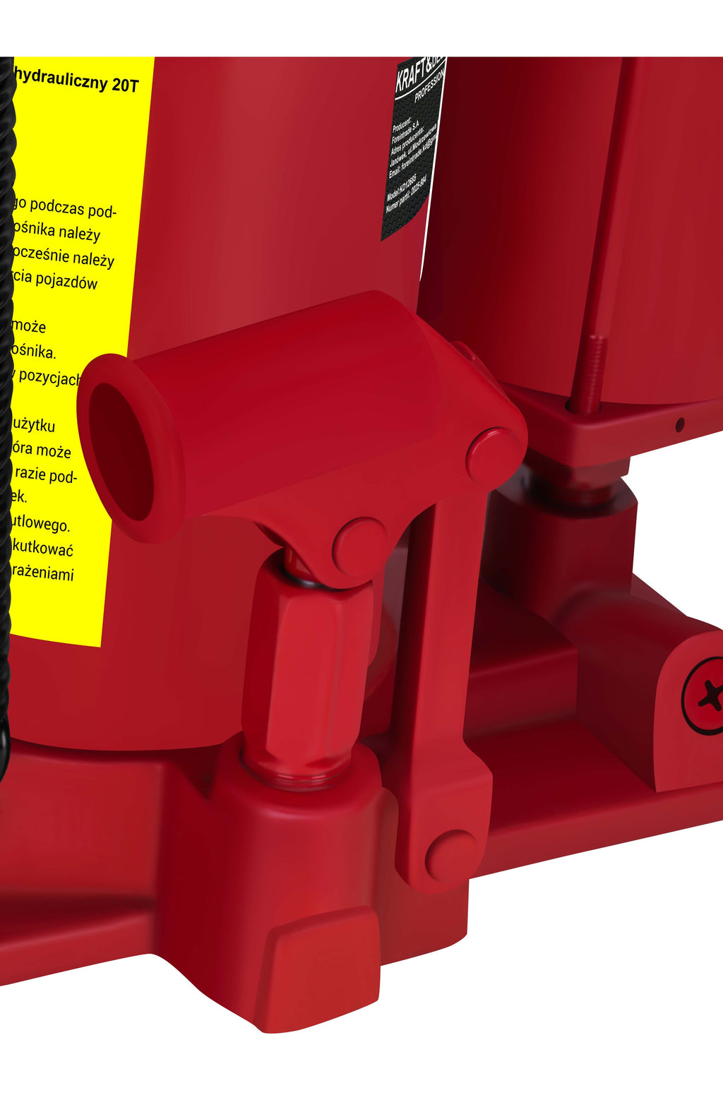 Cric Hidraulic Pneumatic 20t 260-510mm 0.8-0.95 MPa, Kraft&Dele KD12685 7