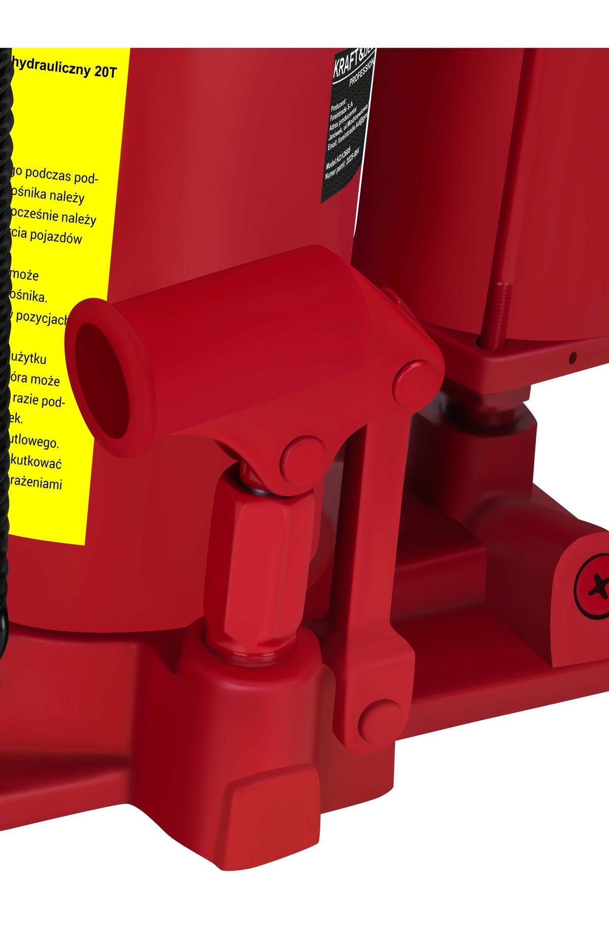 Cric Hidraulic Pneumatic 20t 260-510mm 0.8-0.95 MPa, Kraft&Dele KD12685 7