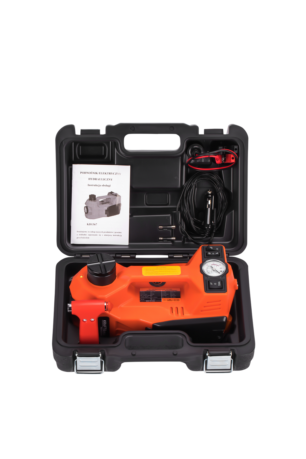 Cric Auto cu Compresor Incorporat 2in1 , 155-450MM Compresor, Kraft&Dele KD1367