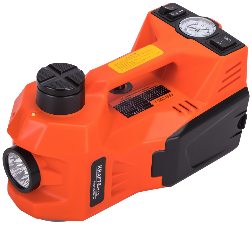 Cric Auto Electric cu Compresor 2in1 5t 12V 150W, Kraft&Dele KD1367
