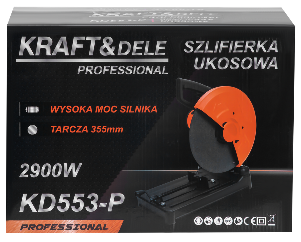 Masina de Taiat Metal 2900W , 355mm, Kraft&Dele KD553-P