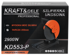 Masina de Taiat Metal 2900W , 355mm, Kraft&Dele KD553-P