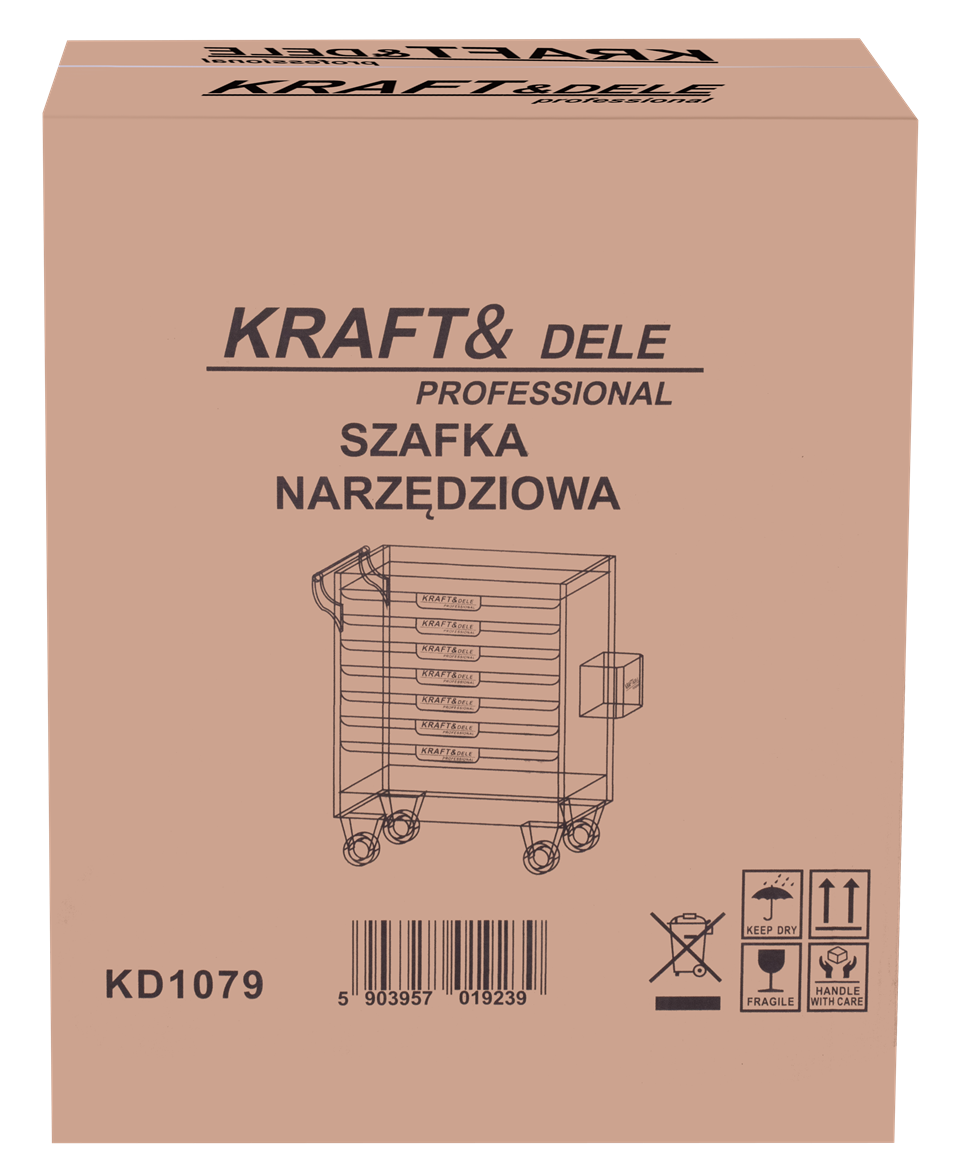 Dulap Scule, Gol 7 Sertare, Kraft&Dele KD1079