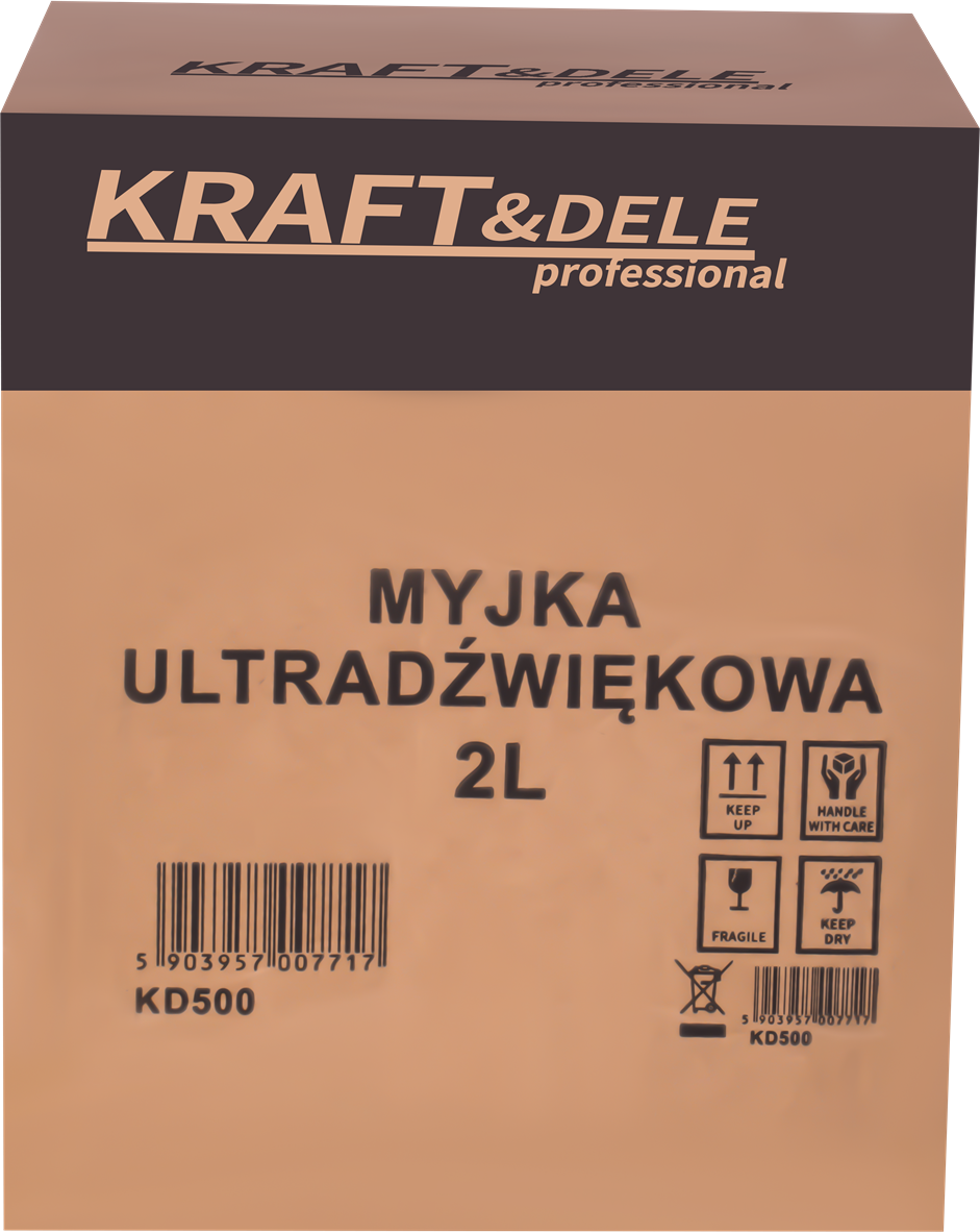 Cuva Spalare cu Ultrasunete 2L, Kraft&Dele KD500