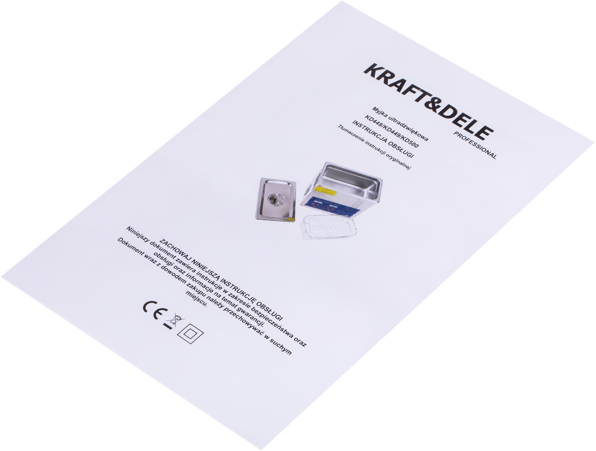 Cuva Spalare cu Ultrasunete 2L, Kraft&Dele KD500