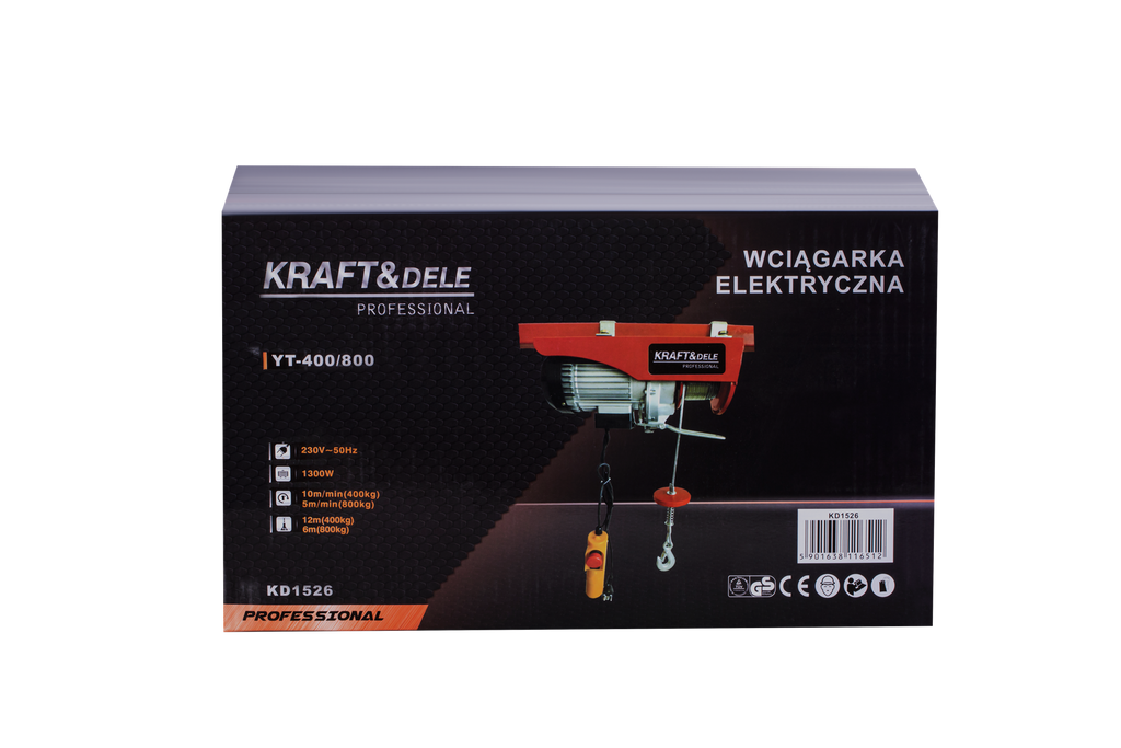 Troliu Electric Tip Macara 800kg, Kraft&Dele KD1526