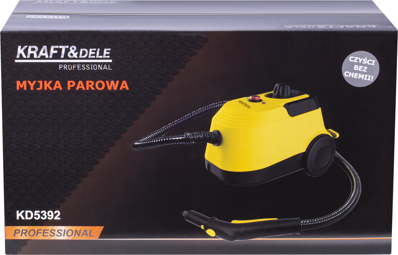 Aparat de Curatat cu Abur 2500W Set Complet cu Accesorii, Kraft&Dele KD5392