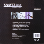 Aparat de Curatat cu Abur 2500W Set Complet cu Accesorii, Kraft&Dele KD5392