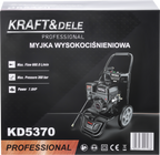 Masina de Spalat cu Presiune pe Benzina 7cp 11l/m , 360 Bar, Kraft&Dele KD5370