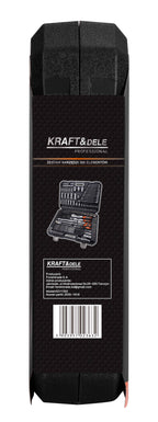 Trusa Scule 300 Piese Tubulare 1/4 3/8 1/2 cu 3 Clichete in Valiza, Kraft&Dele KD11352 14