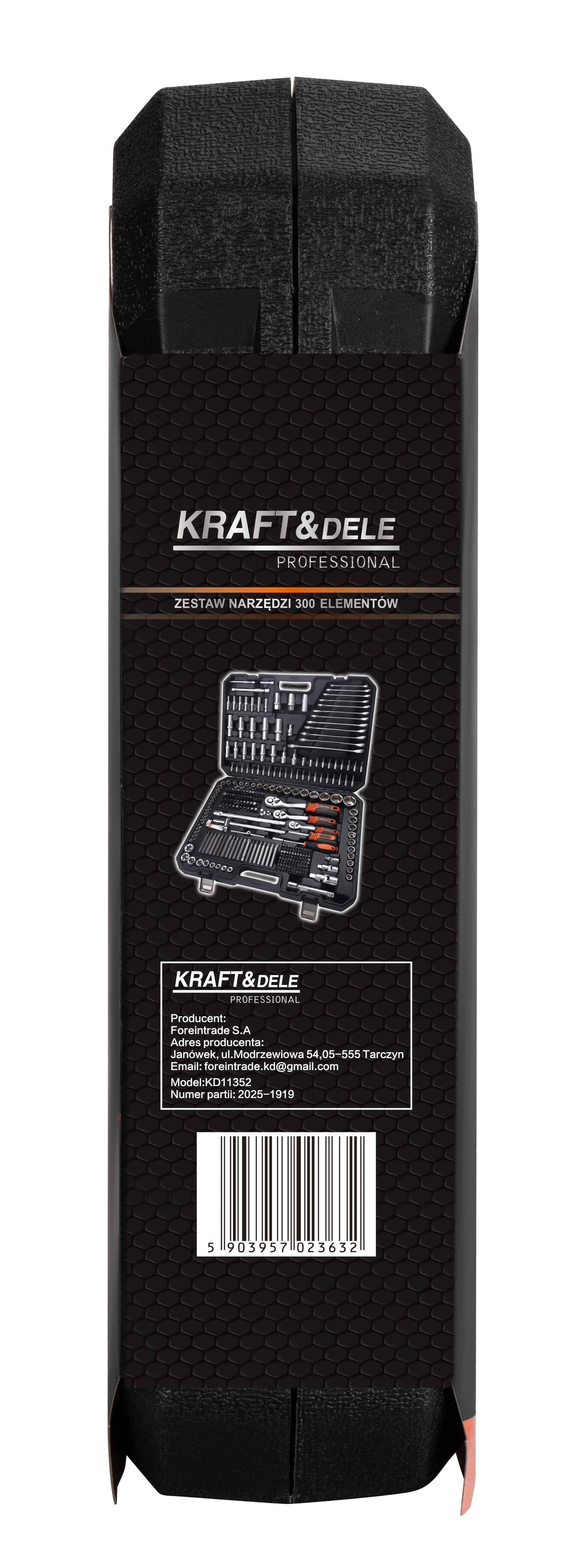 Trusa Scule 300 Piese Tubulare 1/4 3/8 1/2 cu 3 Clichete in Valiza, Kraft&Dele KD11352 14
