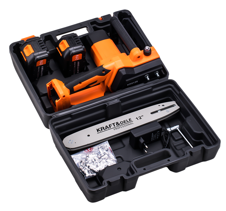 Fierastrau pe Acumulator 2x21V 4Ah + Accesorii, Kraft&Dele KD5125
