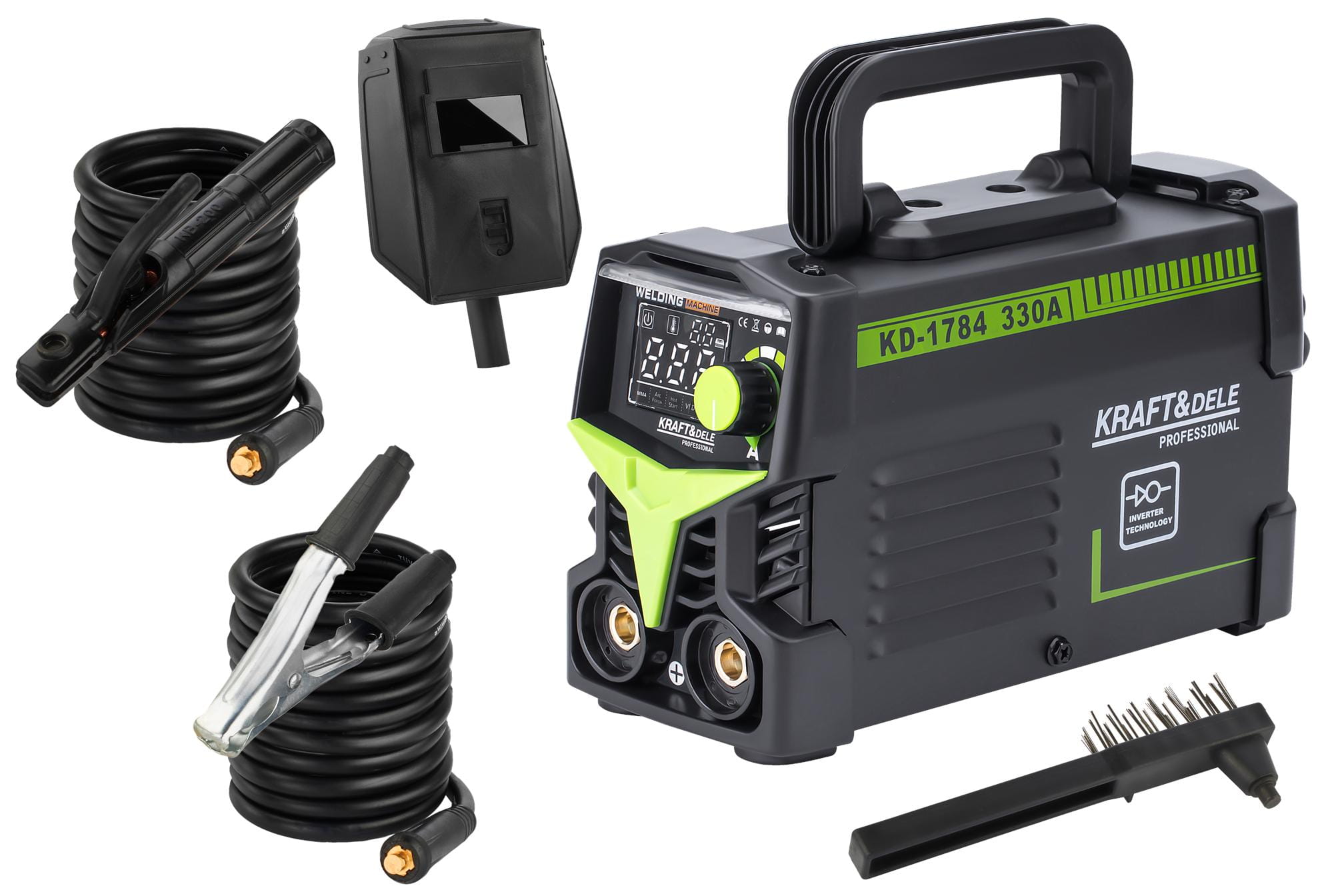 Aparat de Sudura Invertor 330A MMA TIG LIFT VRD, Kraft&Dele KD1784