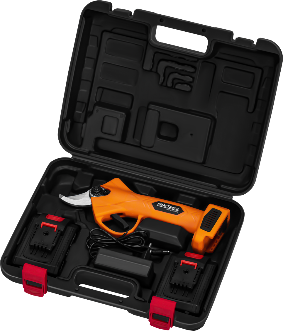 Sekator akumulatorowy 21V 2Ah x 2 szt + ładowarka KD5091 10