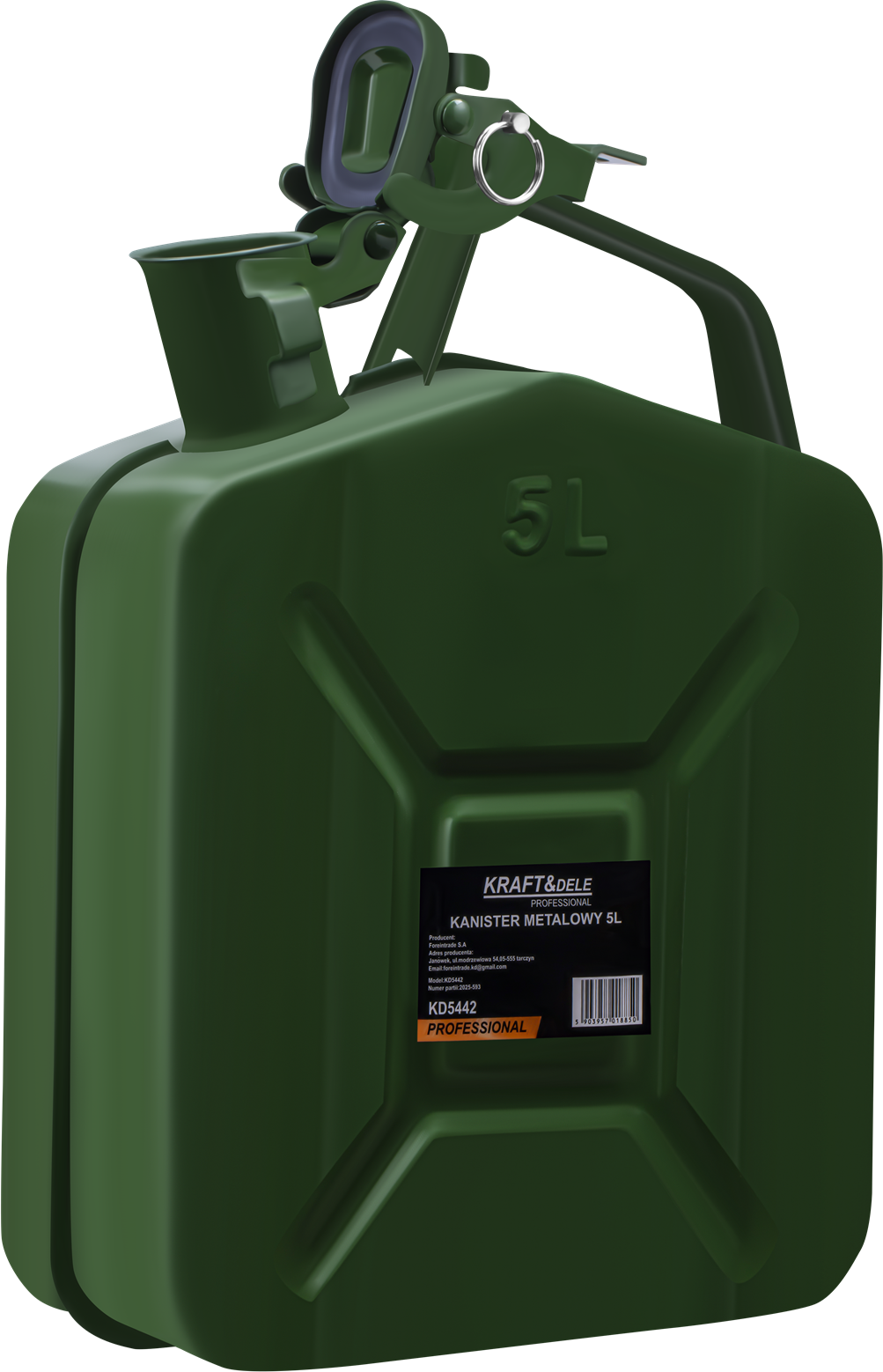 METALOWY KANISTER 5L KD5442 8