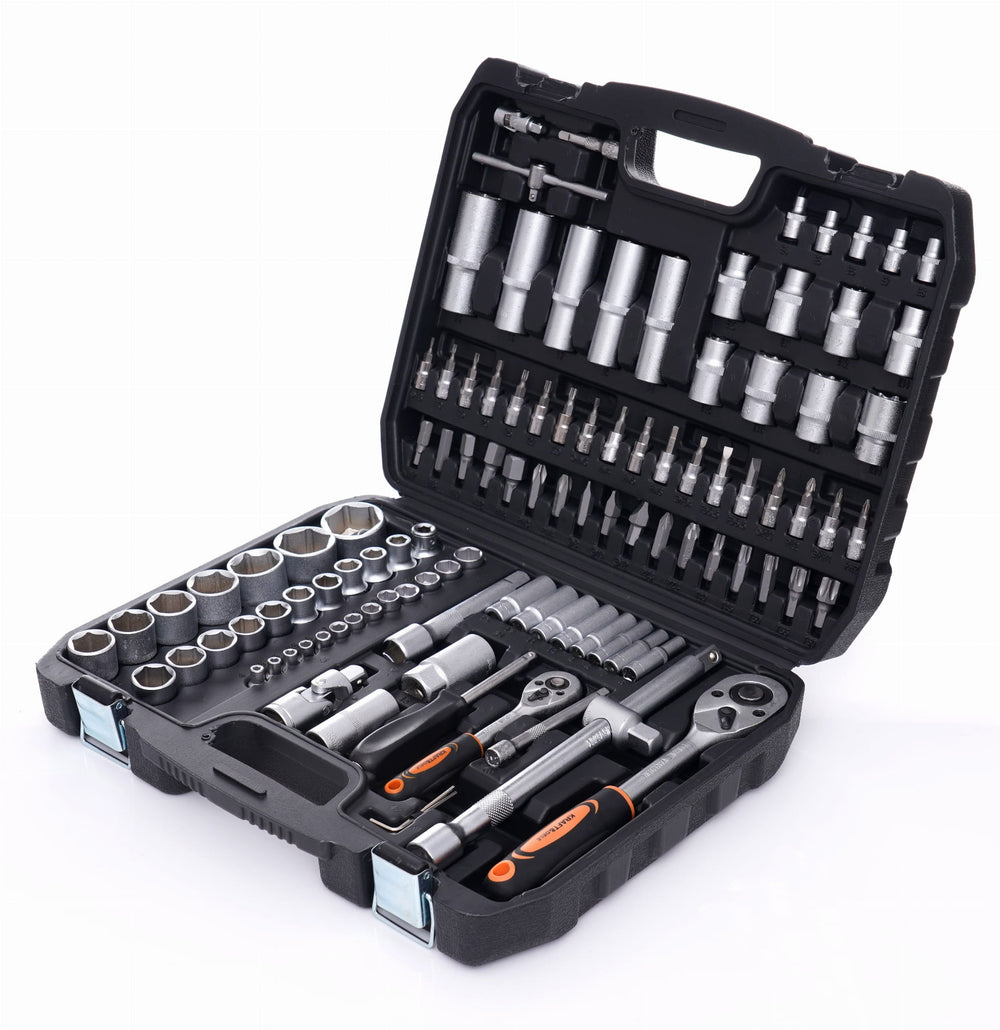 Trusa scule 101 bucati, valiza de transport inclusa , Kraft&Dele KD10835