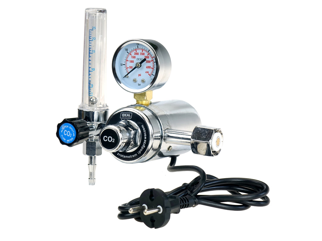 Reductor Presiune CO2/Ar cu Rotametru si Incalzitor 230V B-265523