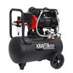 Compresor fara Ulei Silentios , 24L / 1390W X 1 , 220l/M, Kraft&Dele KD1385