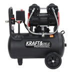 Compresor fara Ulei Silentios , 24L / 1390W X 1 , 220l/M, Kraft&Dele KD1385