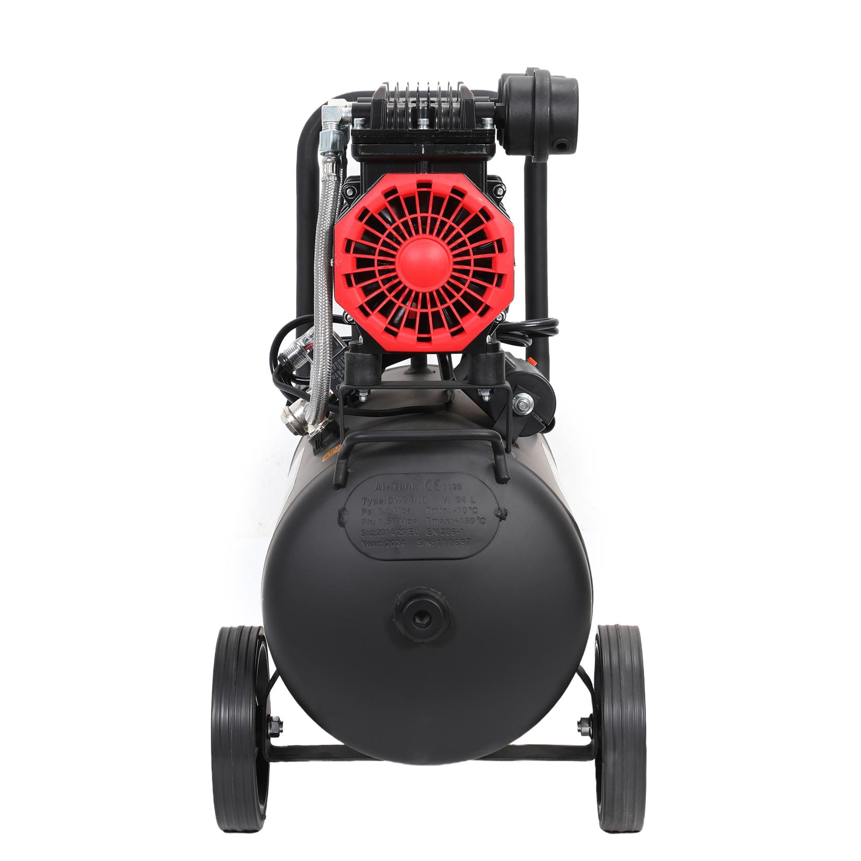 Compresor fara Ulei Silentios , 24L / 1390W X 1 , 220l/M, Kraft&Dele KD1385