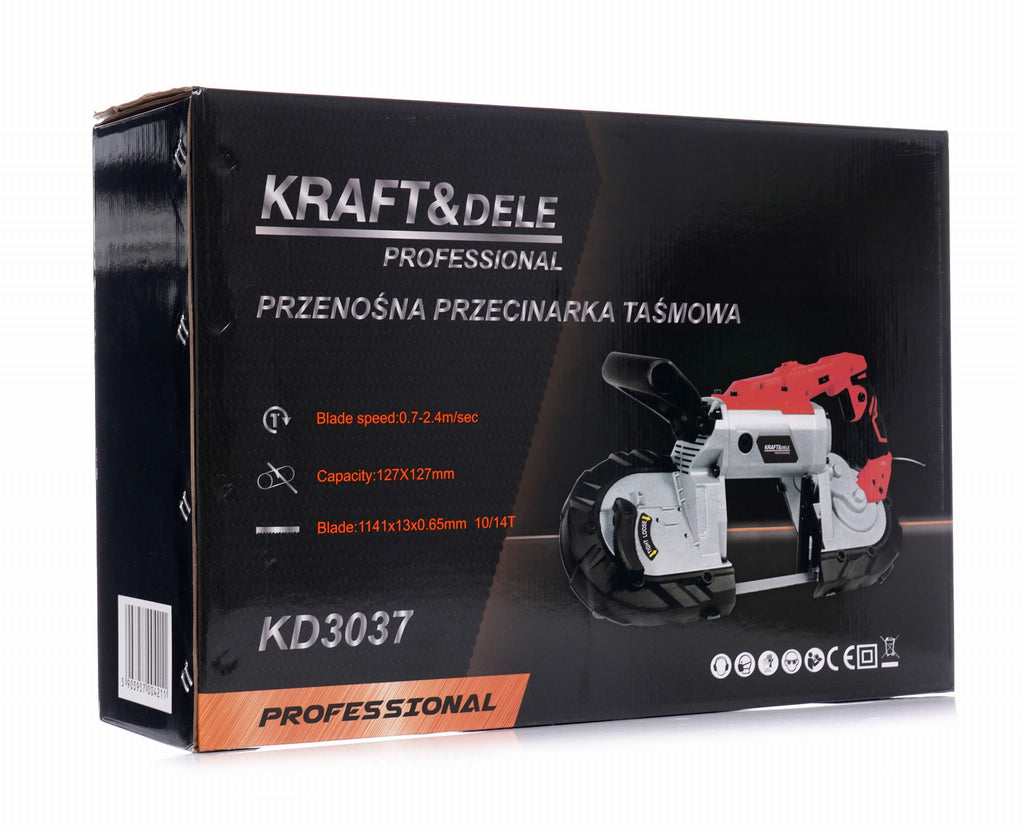 Fierastrau cu Banda Portabil 1900W, Kraft&Dele KD3037