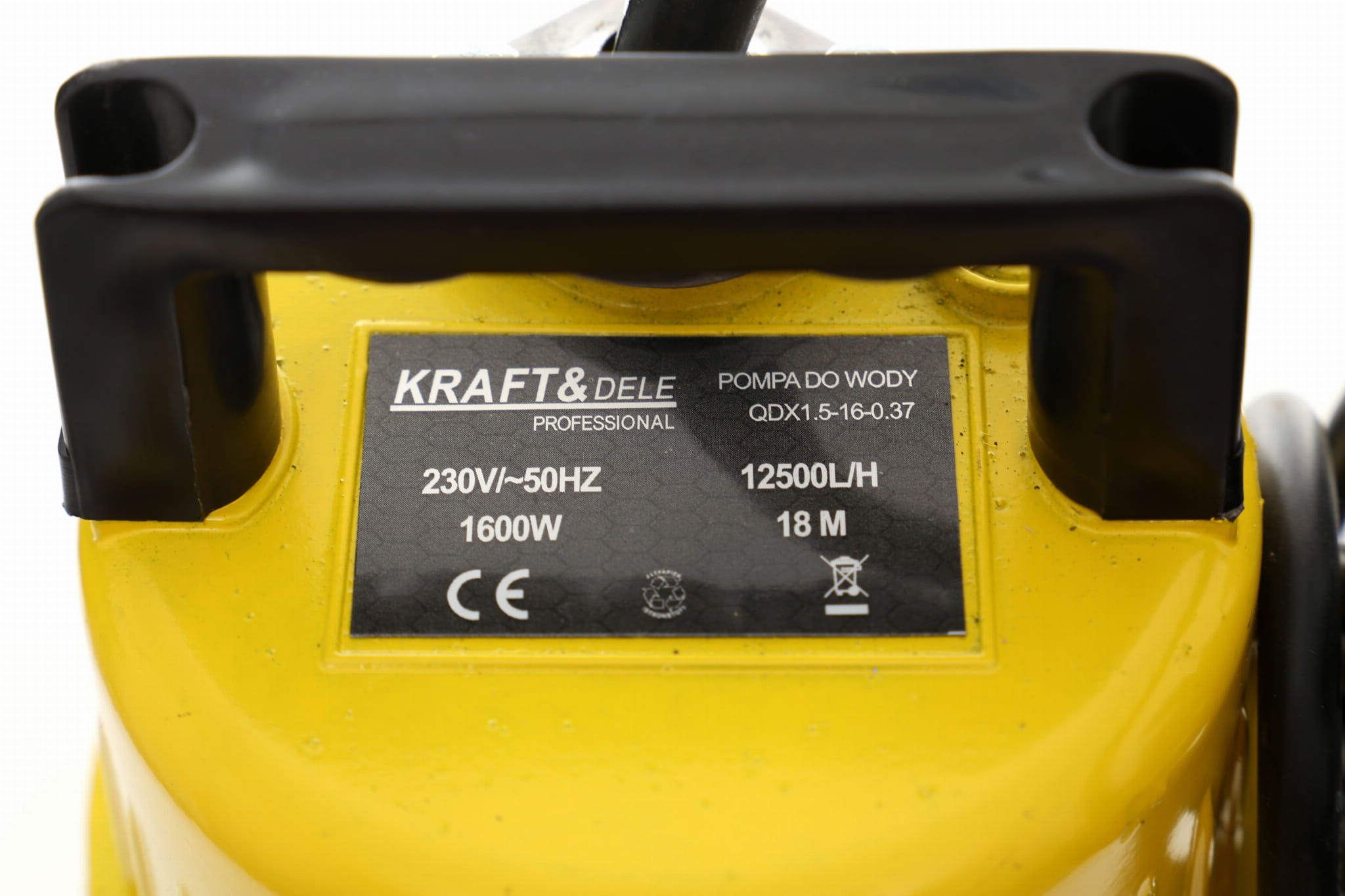 Apa Murdara cu Tocator Pump 230V, 1600W, Debit 208l/min, Submersibila, Kraft&Dele KD758