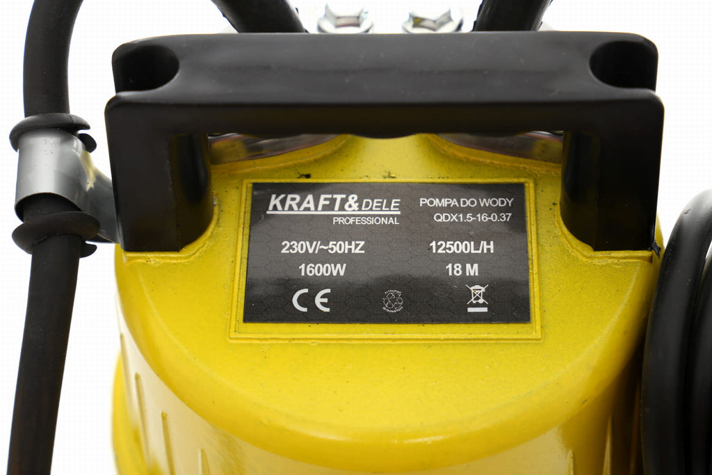 Pump Submersibila cu Flotor si Sives 1600W 1", Kraft&Dele KD759