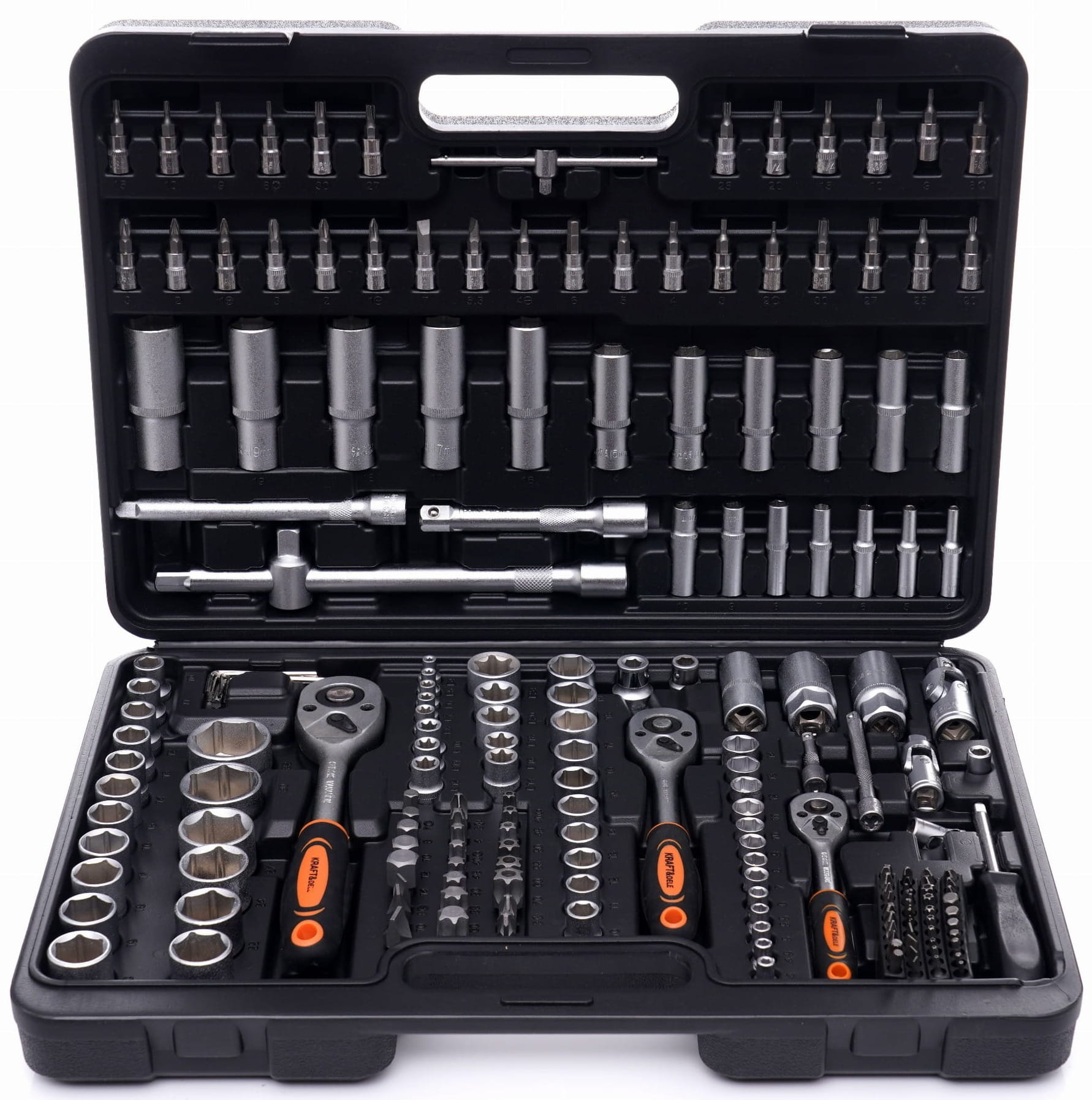 Set Scule 292 Piese CrV 1/4 3/8 1/2 Inch, Kraft&Dele KD10460