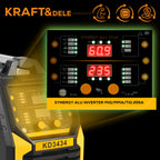 Aparat de Sudura 255A Mig/flux/mma/lift Tig/alu, Kraft&Dele KD3434