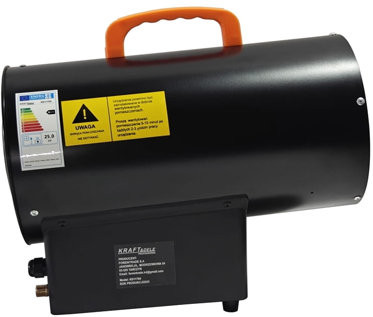 Tun de Caldura pe Gaz 20kw, Kraft&Dele KD11704