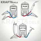 Aparat de Sudura MIG Flux MMA Tiglift, Kraft&Dele KD3432