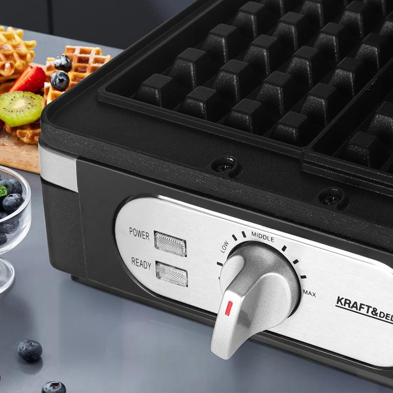 Aparat de Copt Vafe 2000W, Kraft&Dele KD4100