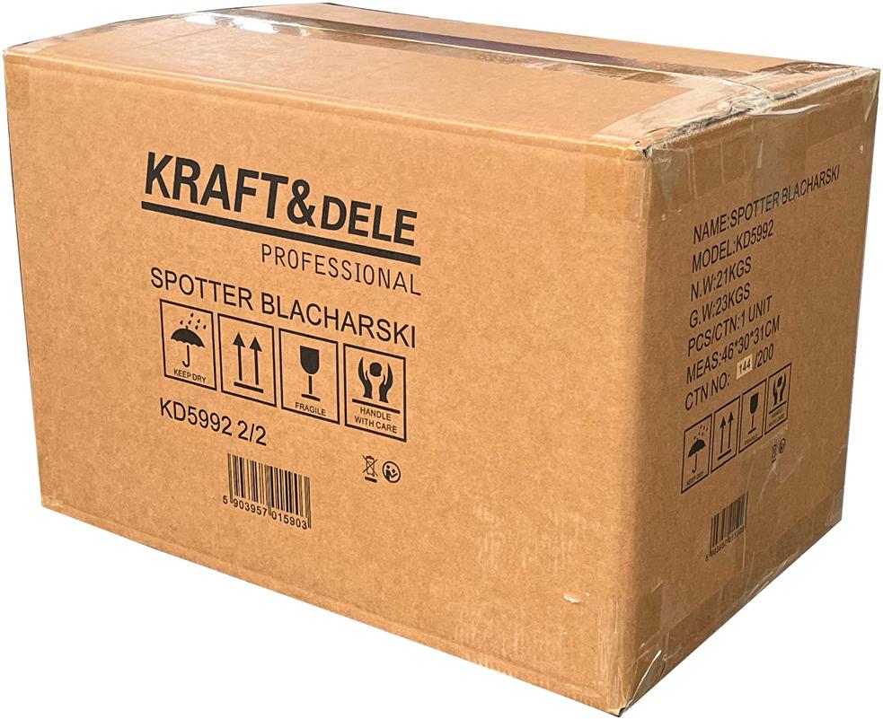 Aparat de Sudura Punct pentru Reparatii Indoituri Tabla Spotter + Carucior + Accesorii, Kraft&Dele KD5992_2K