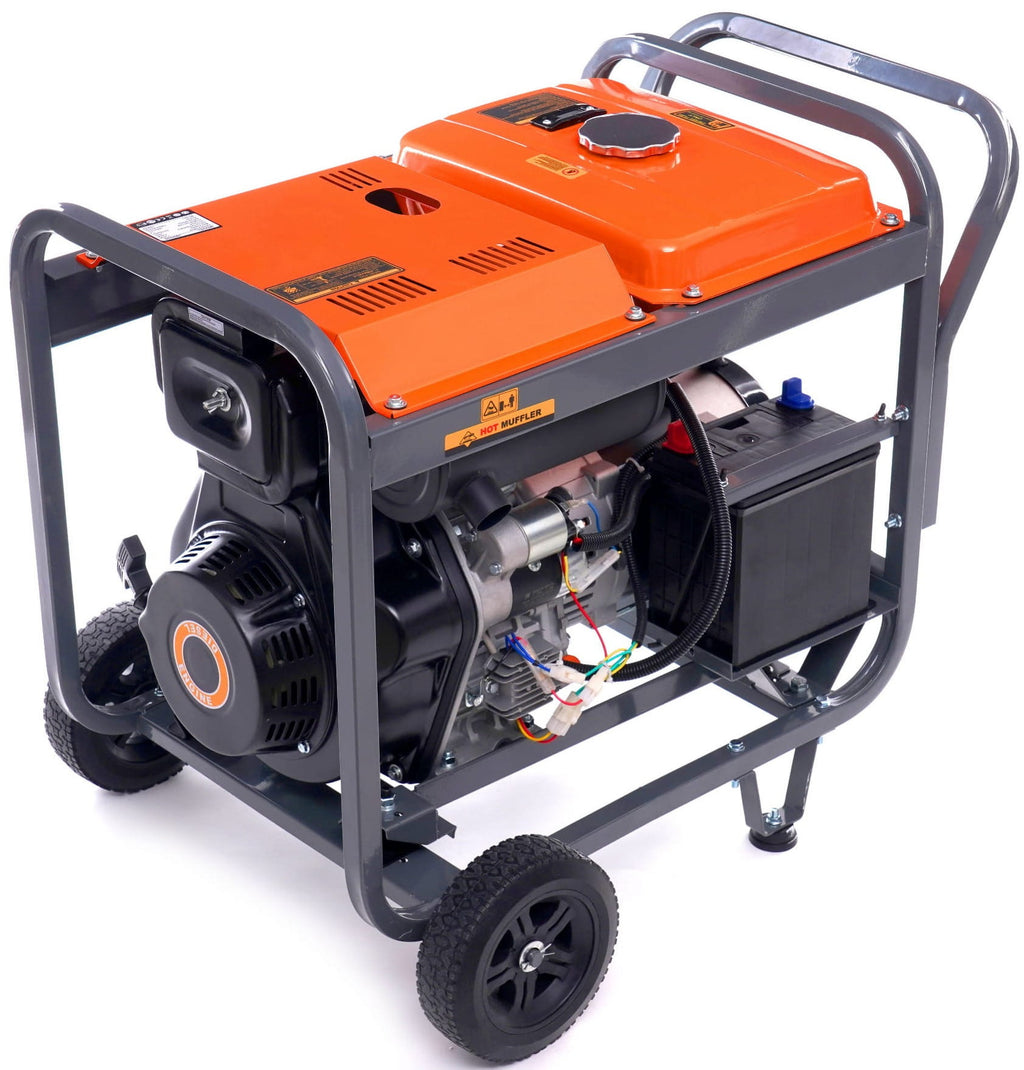 Generator de Curent Diesel 8 kw 80% 230/380V, Kraft&Dele KD126