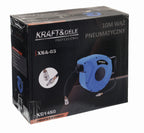 Furtun Pneumatic cu Tambur cu Conector Rapid: 1/4" Presiune: 8 Bar/24 Bar 10m, Kraft&Dele KD1460