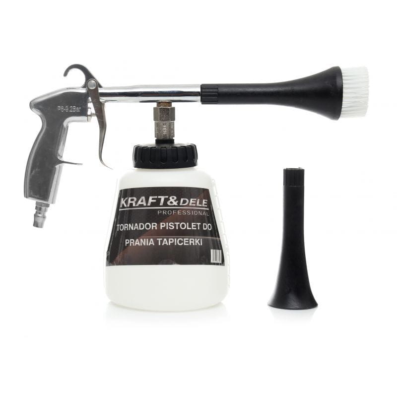 Pistol Pneumatic Curatat Tapiterie Tornador 0.5-0.8 MPa, Kraft&Dele KD10379