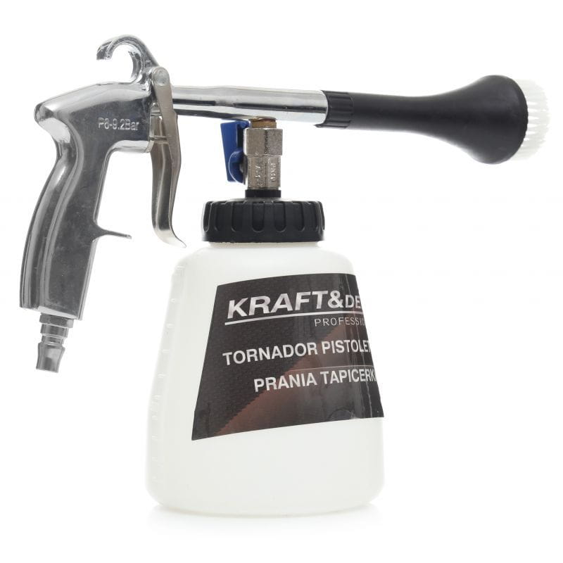 Pistol Pneumatic pentru Curatat Tapiterie Tip Tornador, Kraft&Dele KD10379