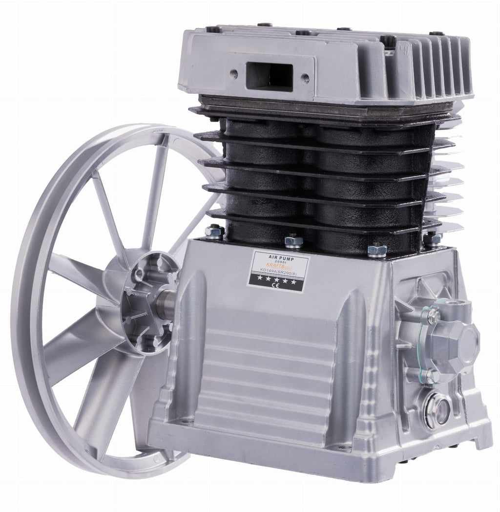 Cap Compresor Aer 5.5kW 7.5CP 820L/min 8bar, Kraft&Dele KD1494