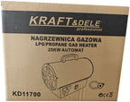 Tun de Caldura Gaz 25kW 230V 320m³/h 0.3bar, Kraft&Dele KD11700 - imaginea 13