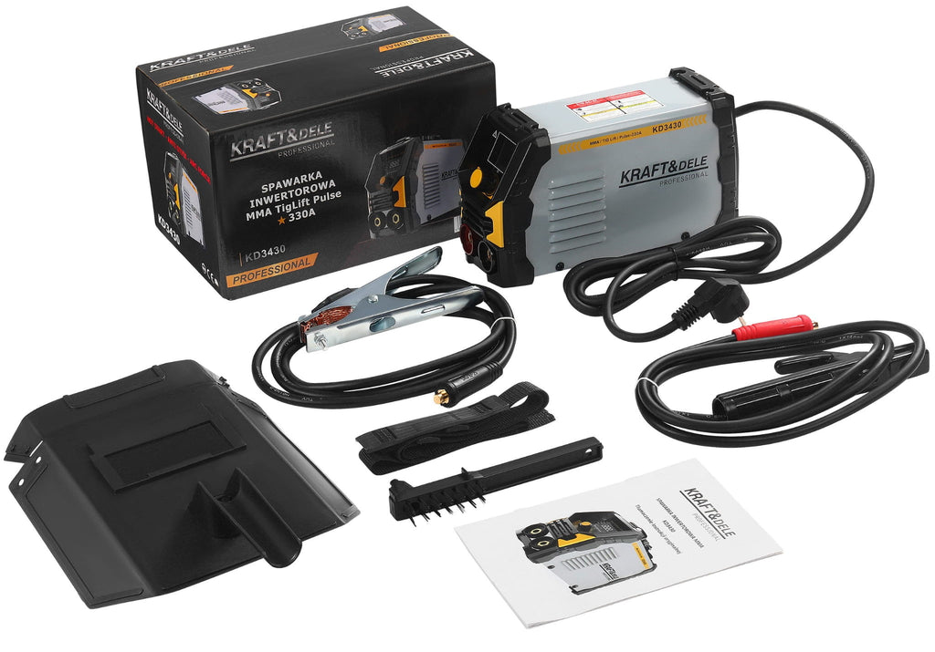 Aparat Sudura Invertor MMA TIG Lift Pulse 330A, Kraft&Dele KD3430