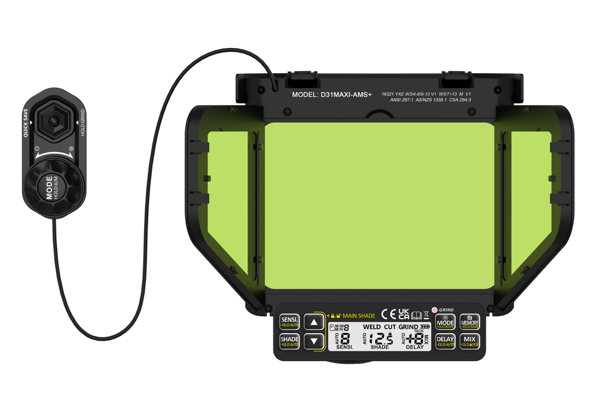 Masca Sudura Automata cu Cristale Lichide DIN 3/4-8/9-13 Panoramic B-APS-D31M BLA/TC