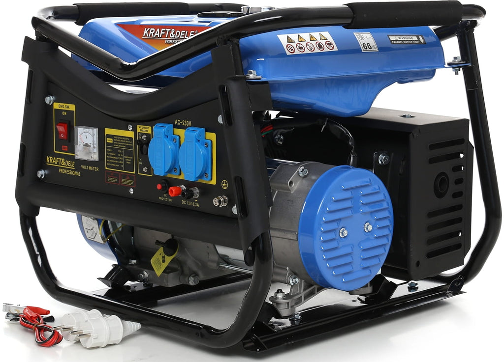 Generator Curent Benzina 3kW 230V Monofazat 15L, Kraft&Dele KD141