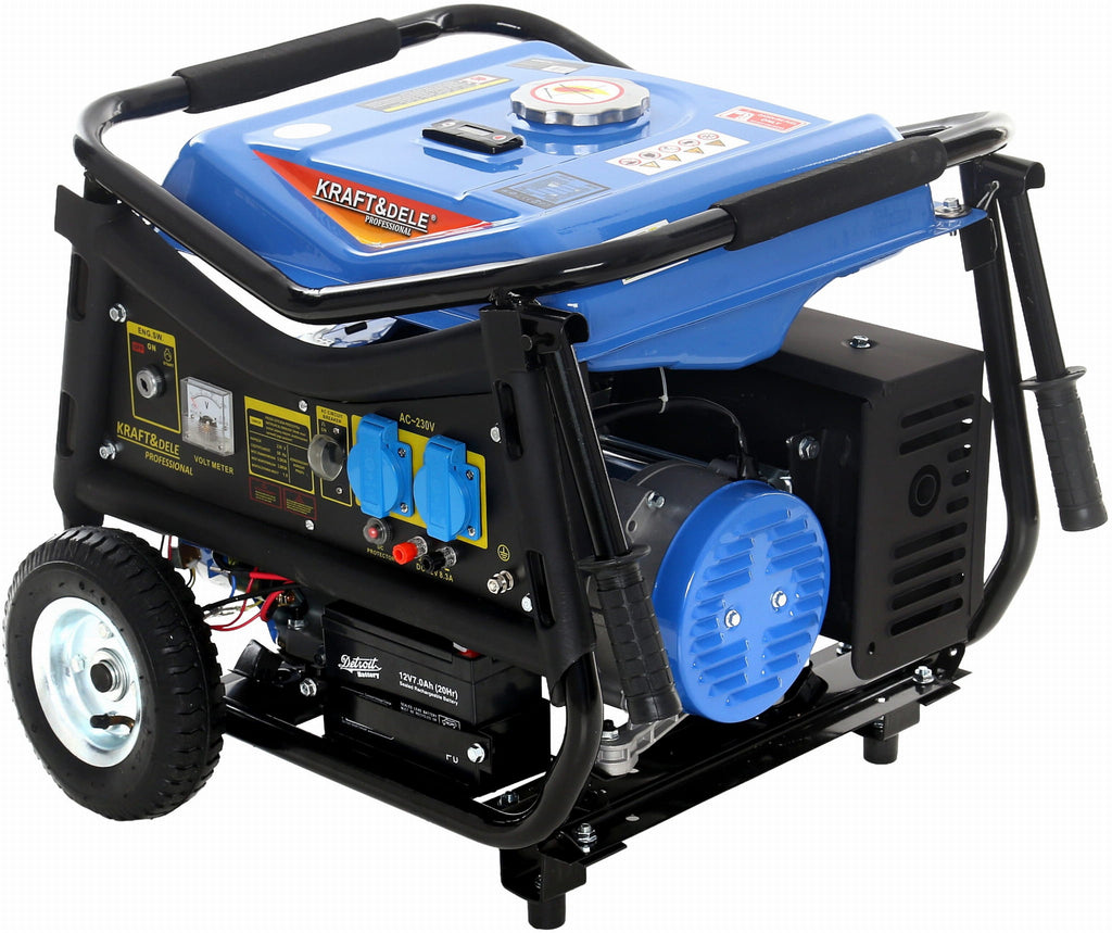 Generator Curent Benzina 3000W 230V Monofazat cu Pornire Electrica, Kraft&Dele KD144