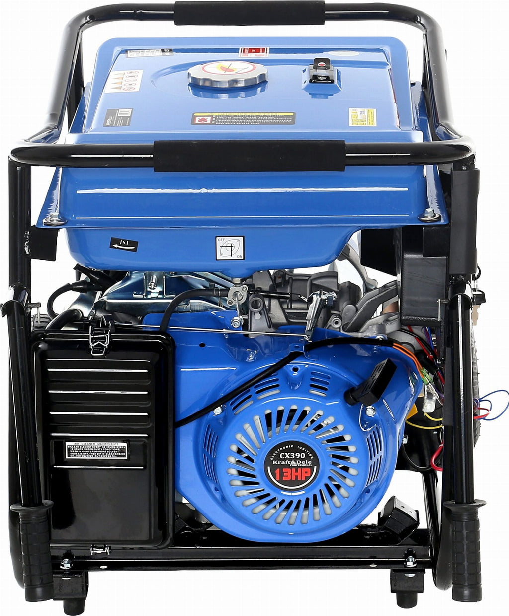Generator Curent Electric Monofazat 5000W cu Pornire Electrica Motor Benzina, Kraft&Dele KD145