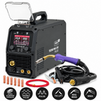 Aparat de Sudura Invertor TECNO MIG 210 PULSE LCD Seria Neagra 4x4 MIG/MAG Synergic 200A 230V, Ideal TMIG210PV2