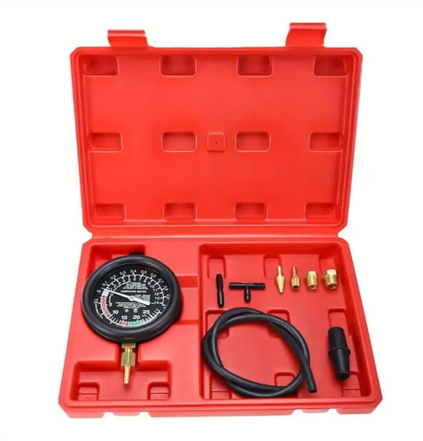 Manometru Vacuummetru 0.7 kg/cm² 10 PSI 28 inHg, Kraft&Dele KD10589