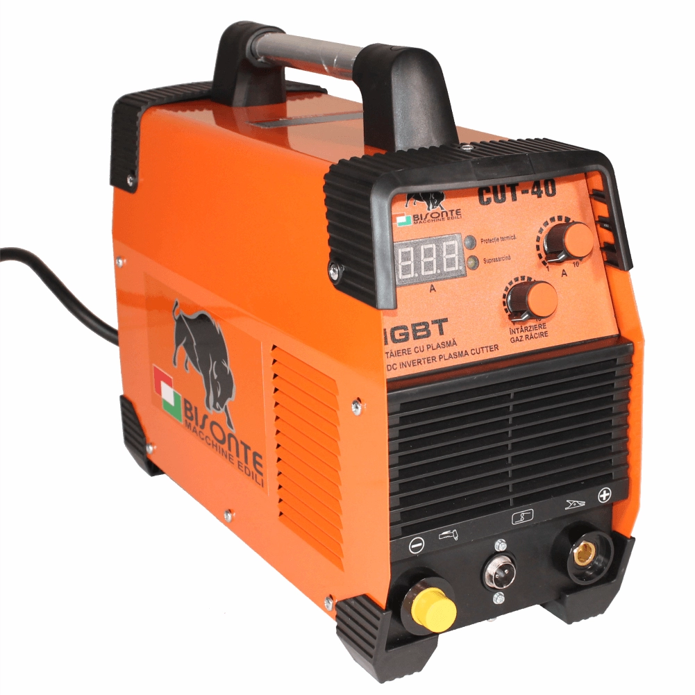Aparat de taiere cu plasma BISONTE CUT-40 10-40 A 230V grosime taiere 1-10 mm
