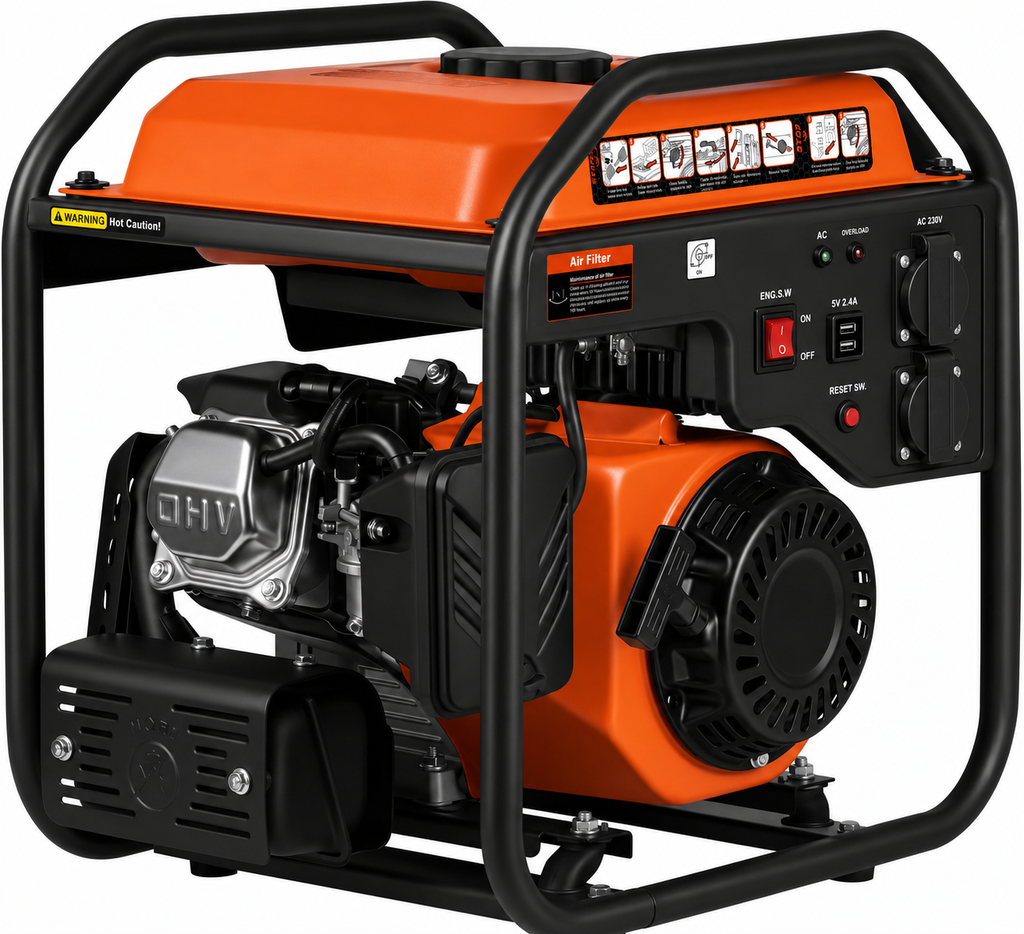 Generator Curent Invertor Benzina 4,7kW/6CP 110/120/230V