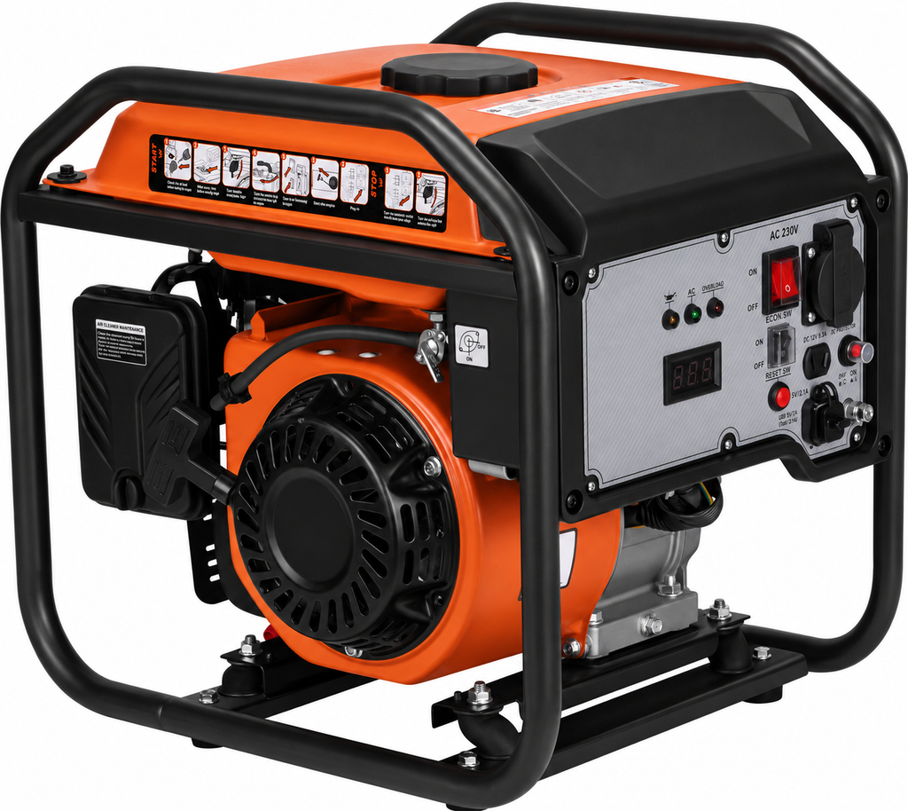 Generator Curent Invertor Benzina 4kW/5CP 110/120/230V